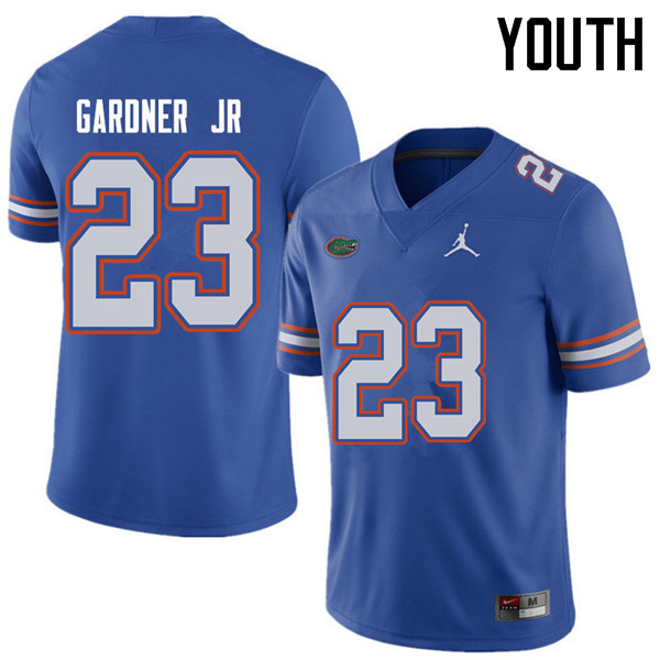Jordan Brand Youth #23 Chauncey Gardner Jr. Florida Gators College Football Jerseys Sale-Royal